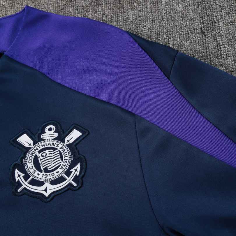 Kit Treino Corinthians 2025/26 I Masculino Roxo
