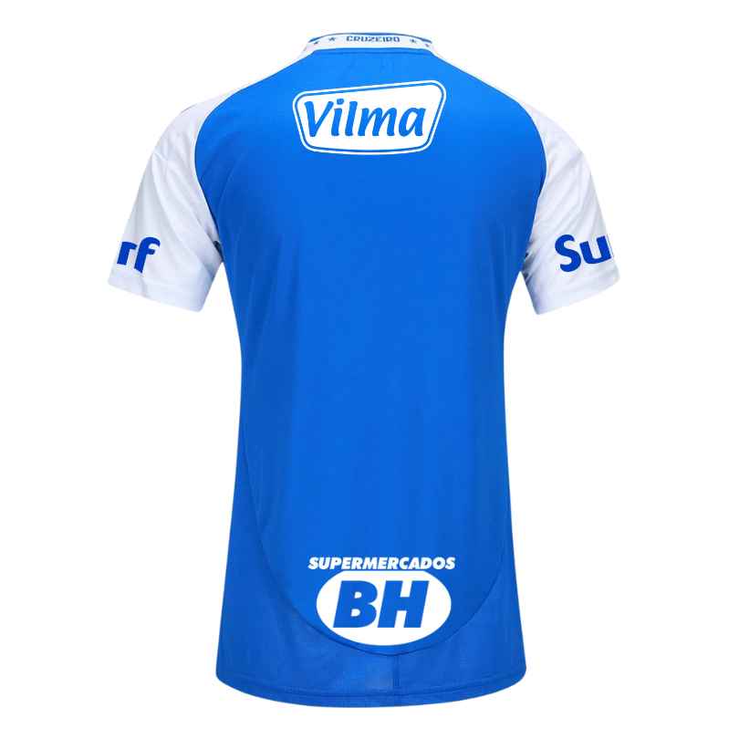 Camisa Cruzeiro 2025/26 Home Feminina C/ Patrocínios
