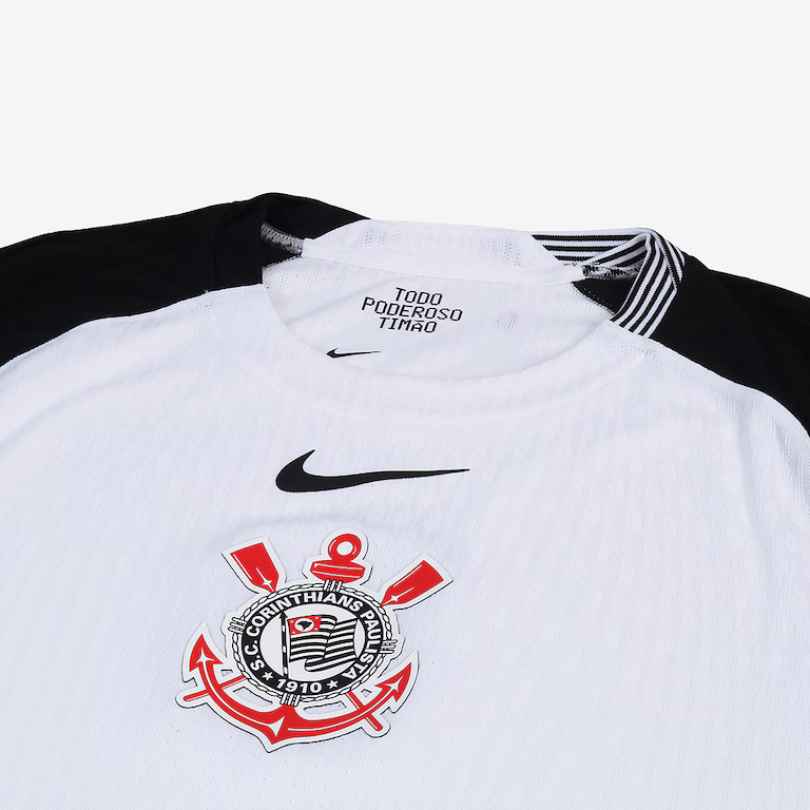 Camisa Corinthians Jogador 2025/26 Home Masculino