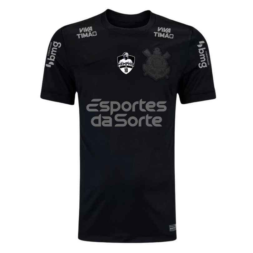 Camisa Corinthians 24/25 Away MEMPHIS #10 C/ Patch