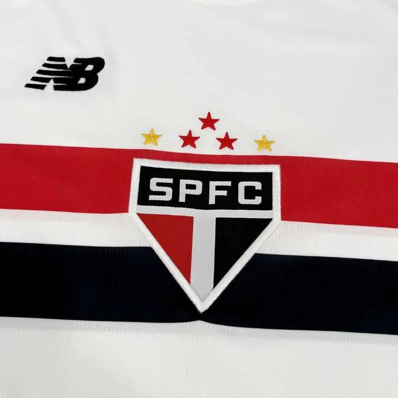 Camisa São Paulo 24/25 Home Manga Longa Torcedor Masculino