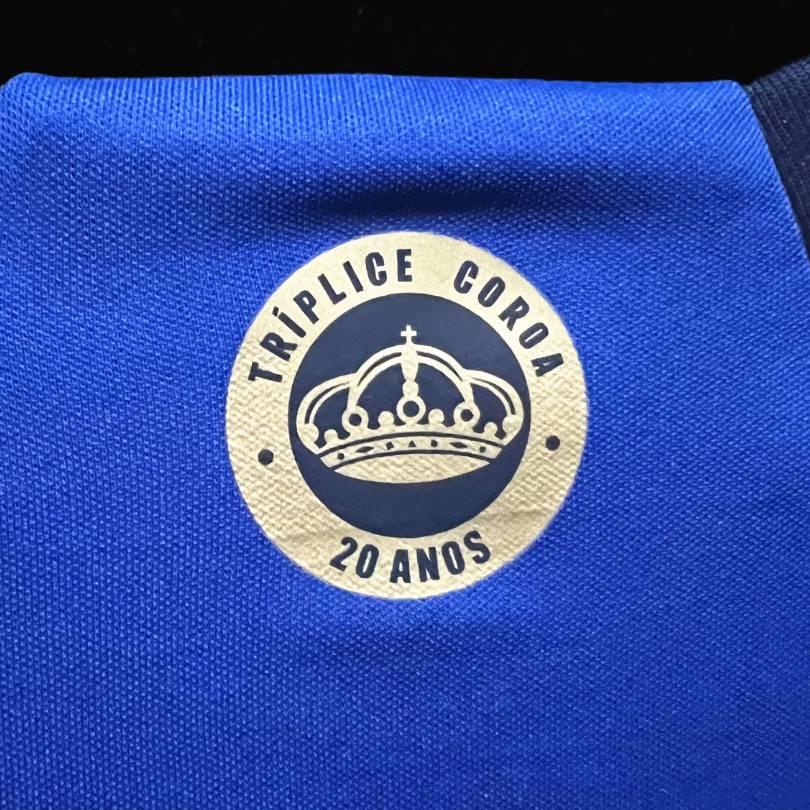 Camisa Cruzeiro 2023/24 Home Masculino C/ Patrocínios