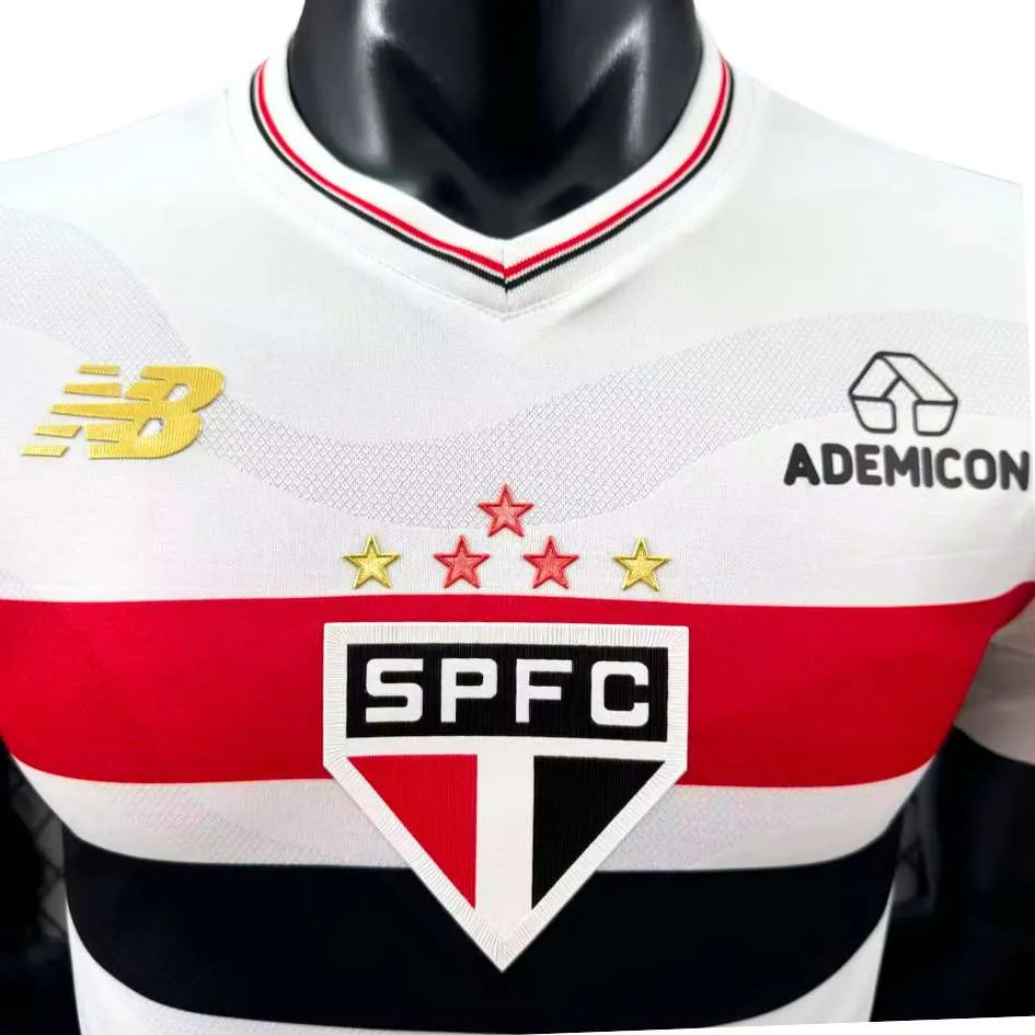 Camisa São Paulo Jogador 2025/26 Home Masculino