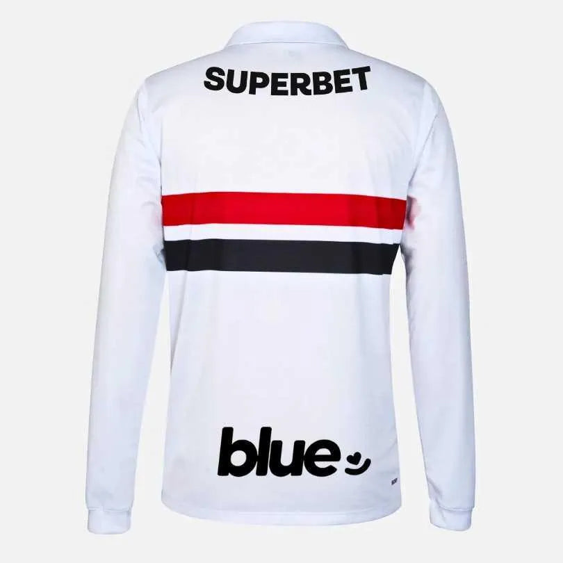 Camisa São Paulo 24/25 Home Manga Longa Torcedor Masculino