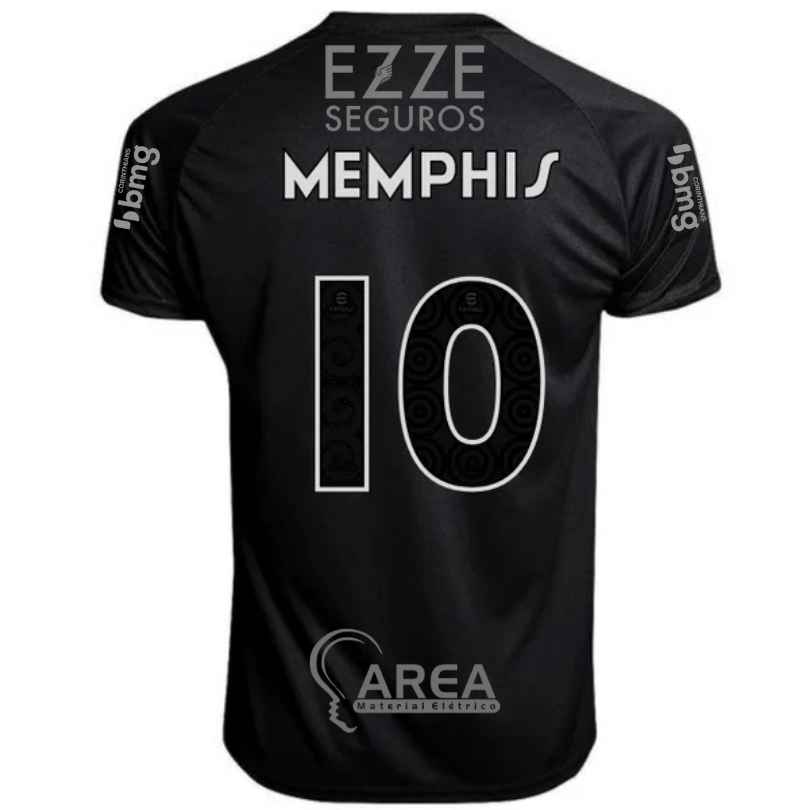 Camisa Corinthians 24/25 Away MEMPHIS #10 C/ Patch