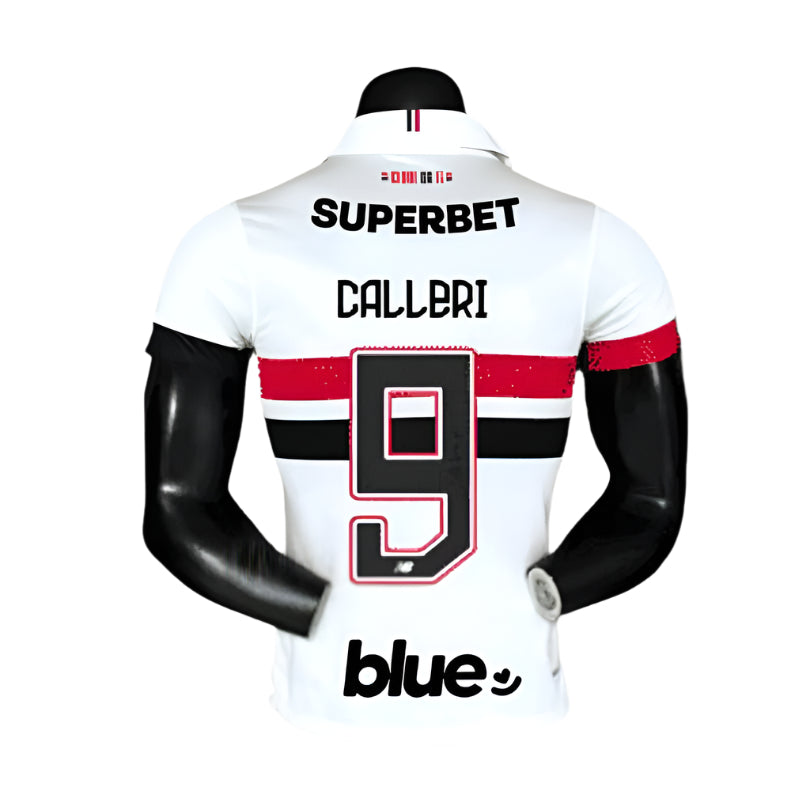Camisa São Paulo Jogador 2024/25 Home Masculino C/ Patrocínios
