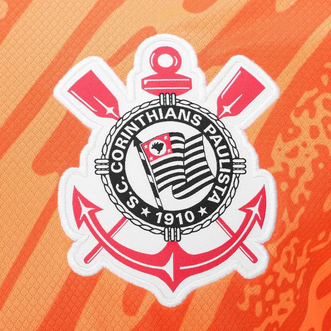 Camisa Corinthians 24/25 Goleiro IIII Masculino Torcedor C/ Patrocínios