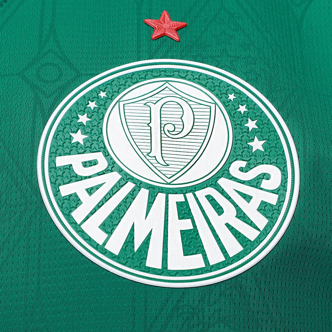 Camisa Palmeiras Jogador 2025/26 Home Masculino C/ Patrocínios