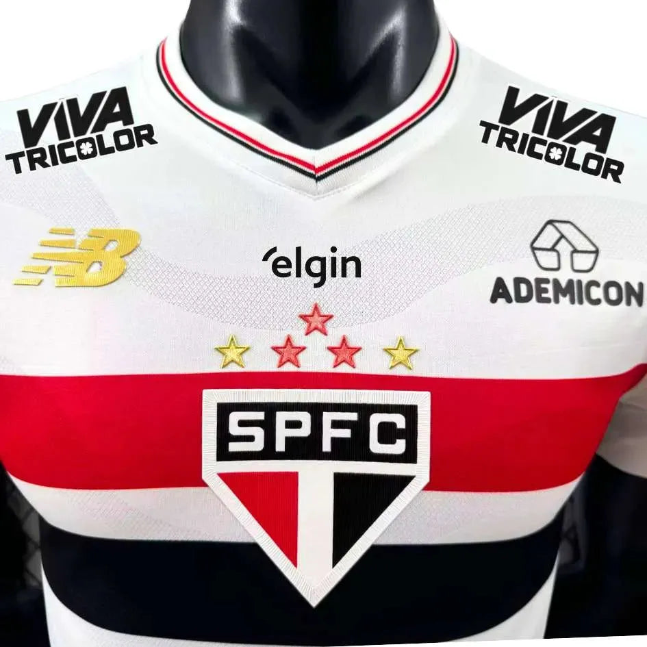 Camisa São Paulo Jogador 2025/26 Home Masculino