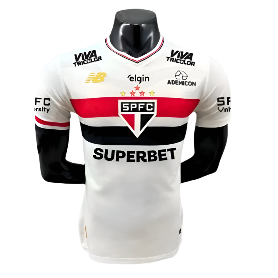 Camisa São Paulo Jogador 2025/26 Home Masculino
