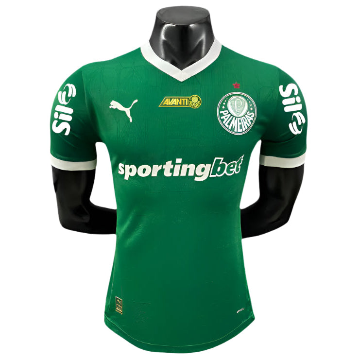 Camisa Palmeiras Jogador 2025/26 Home Masculino C/ Patrocínios