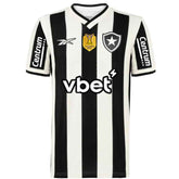 Camisa Botafogo 24/25 Home Patch Camp. Brasileiro + Patrocínios