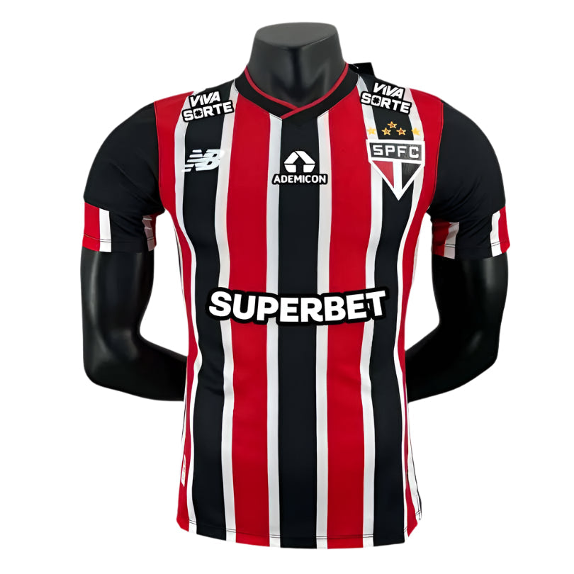 Camisa São Paulo Jogador 2024/25 Away Masculino C/ Patrocínios