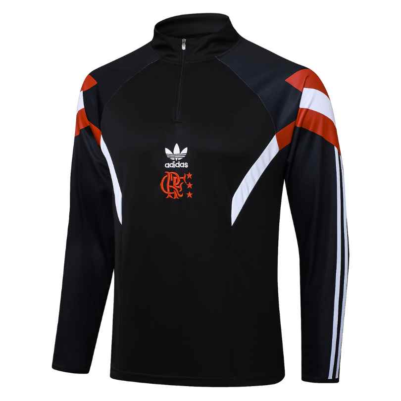 Blusa Treino Flamengo Lifestyle Classics Preto