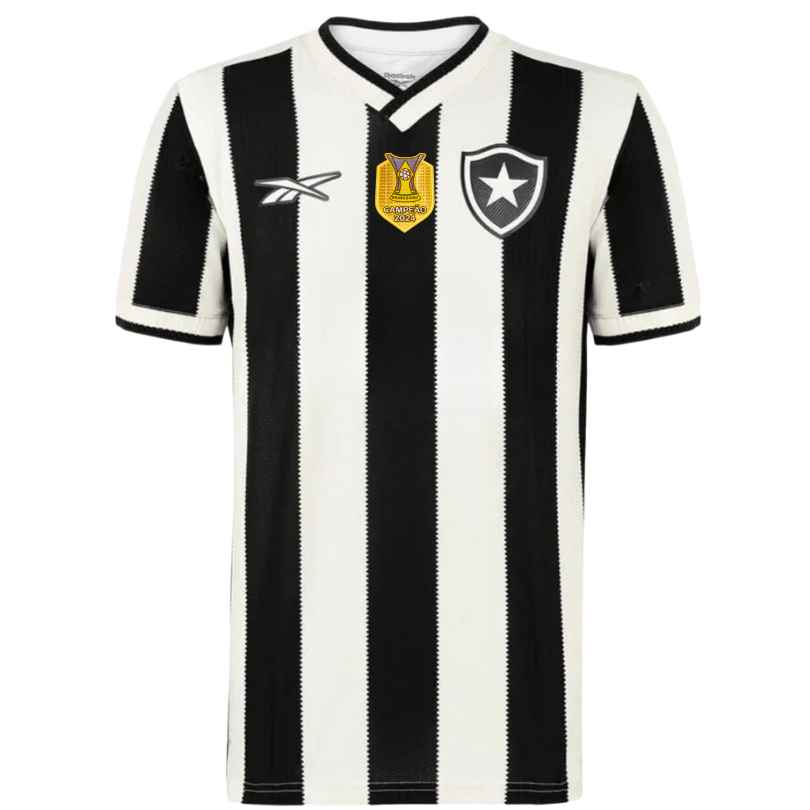 Camisa Botafogo 24/25 Home Patch Campeão Brasileiro
