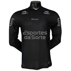 Camisa Corinthians Jogador 2024/25 Away Manga Longa C/ Patrocínios