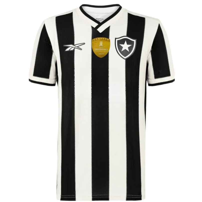 Camisa Botafogo 2024/25 Home Patch Campeão Libertadores 2024