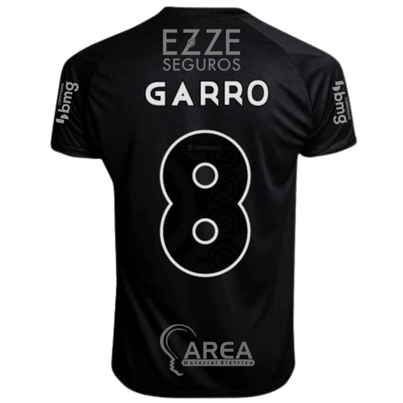 Camisa Corinthians 24/25 Away GARRO #8 C/ Patrocínios