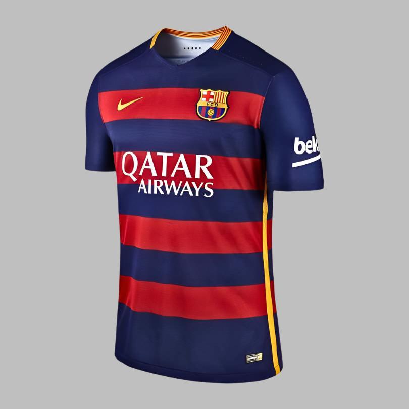 Camisa Barcelona 2015/16 Home Retrô Masculino