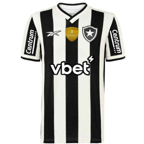 Camisa Botafogo 24/25 Home Patch Camp. Libertadores + Patrocínios