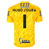 Camisa Corinthians 24/25 Goleiro HUGO SOUZA #1 C/ Patrocínios