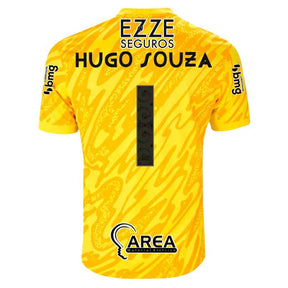 Camisa Corinthians 24/25 Goleiro HUGO SOUZA #1 C/ Patrocínios