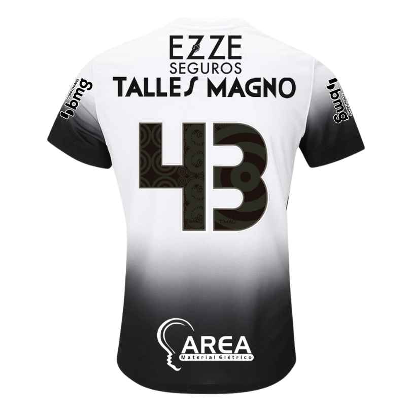 Camisa Corinthians 24/25 Home TALLES MAGNO #43 C/ Patrocínios
