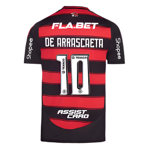Camisa Flamengo 25/26 Home Torcedor De Arrascaeta 10 C/ Patrocínios