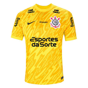 Camisa Corinthians 24/25 Goleiro HUGO SOUZA #1 C/ Patrocínios