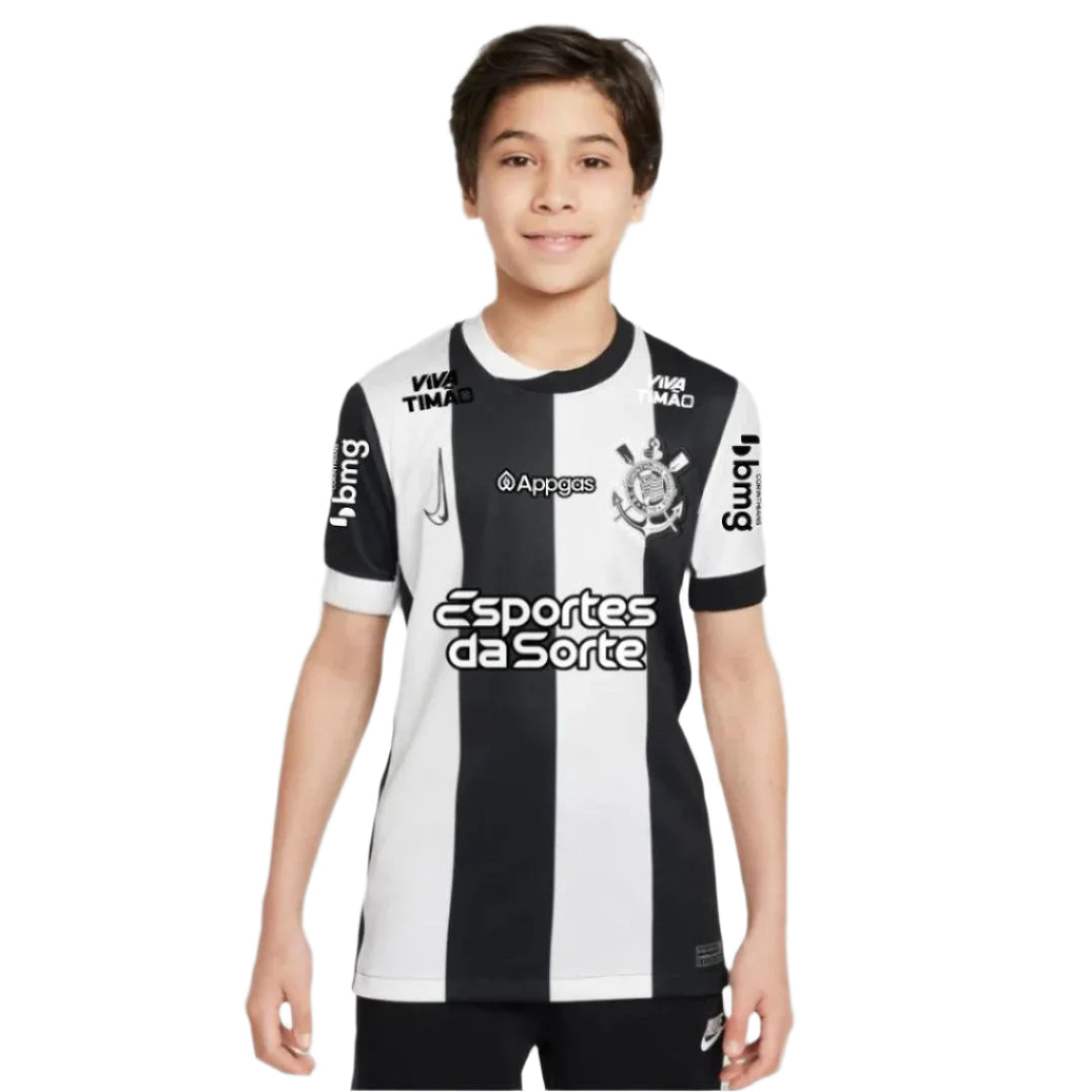 Kit Infantil Corinthians III 24/25 Unissex C/ Patrocínios