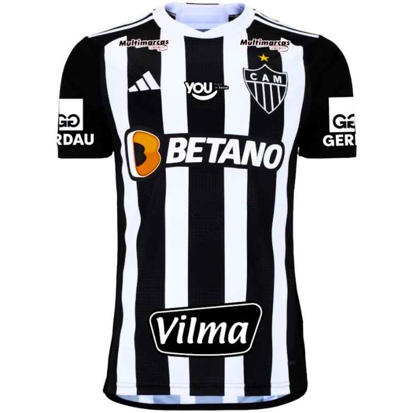 Camisa Atlético Mineiro 2024/25 Home C/ Patrocínios