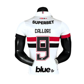 Camisa São Paulo Jogador 2024/25 Home Masculino C/ Patrocínios