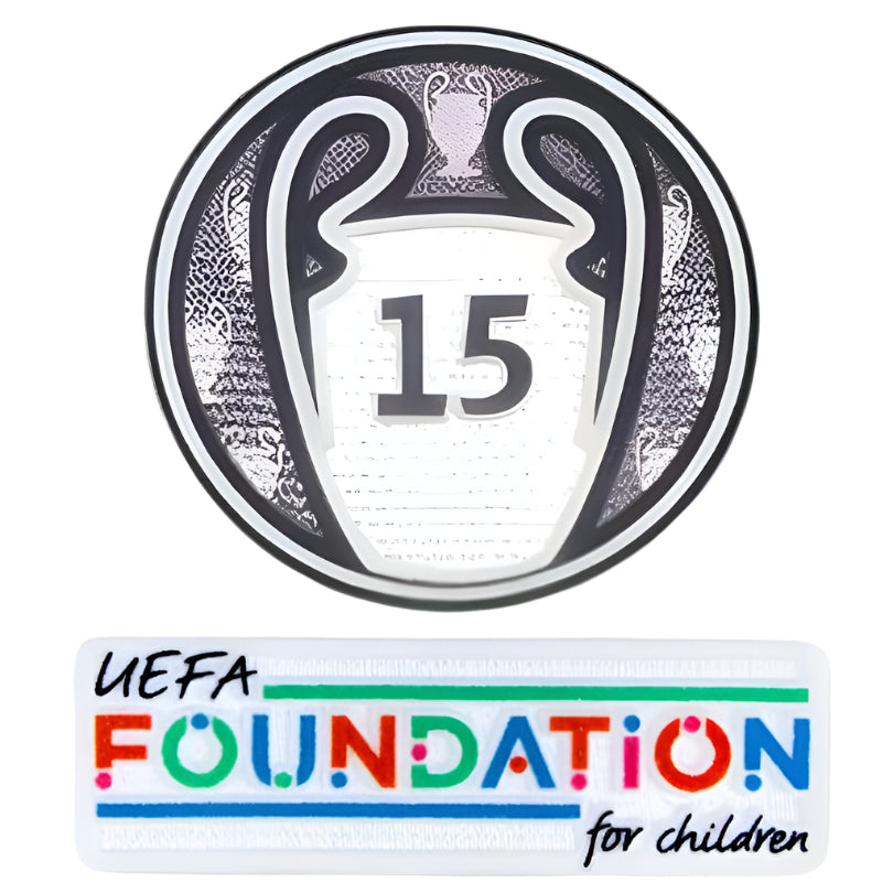 Patch Duplo CHAMPIONS LEAGUE REAL MADRID