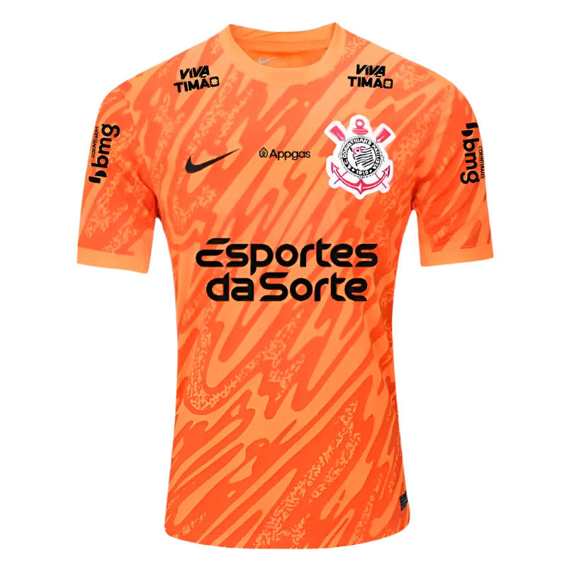 Camisa Corinthians 24/25 Goleiro IIII Masculino Torcedor C/ Patrocínios