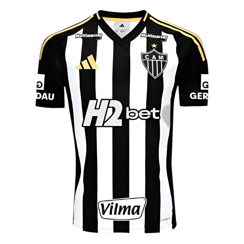 Camisa Atlético Mineiro 2025/26 Home C/ Patrocínios