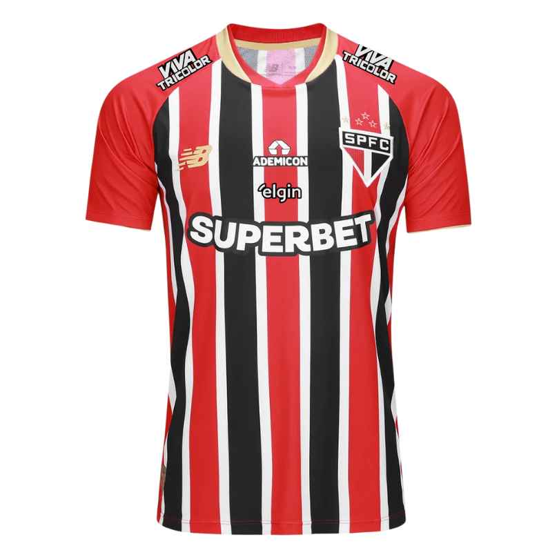 Camisa São Paulo 25/26 Away Torcedor C/ Patrocínios