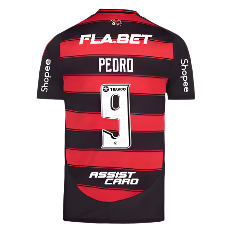 Camisa Flamengo 25/26 Home Torcedor Pedro 9 C/ Patrocínios