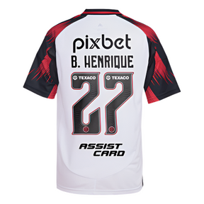 Camisa Flamengo 25/26 Away Torcedor B. Henrique 27 C/ Patrocínios