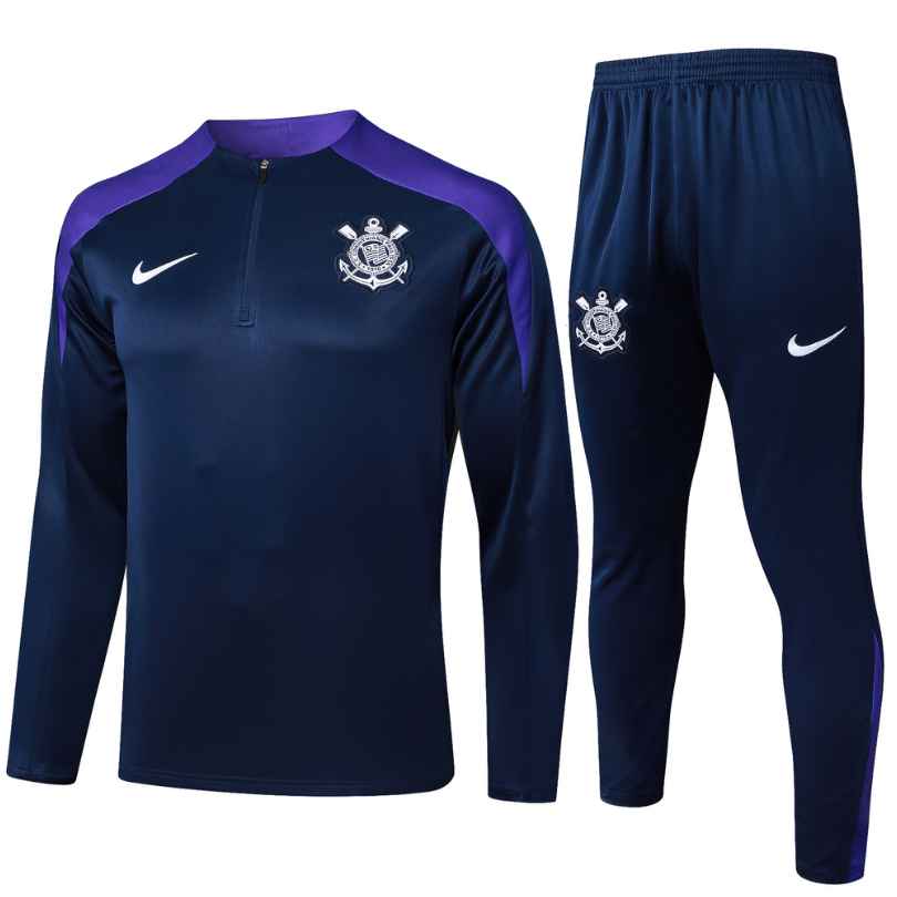 Kit Treino Corinthians 2025/26 I Masculino Roxo