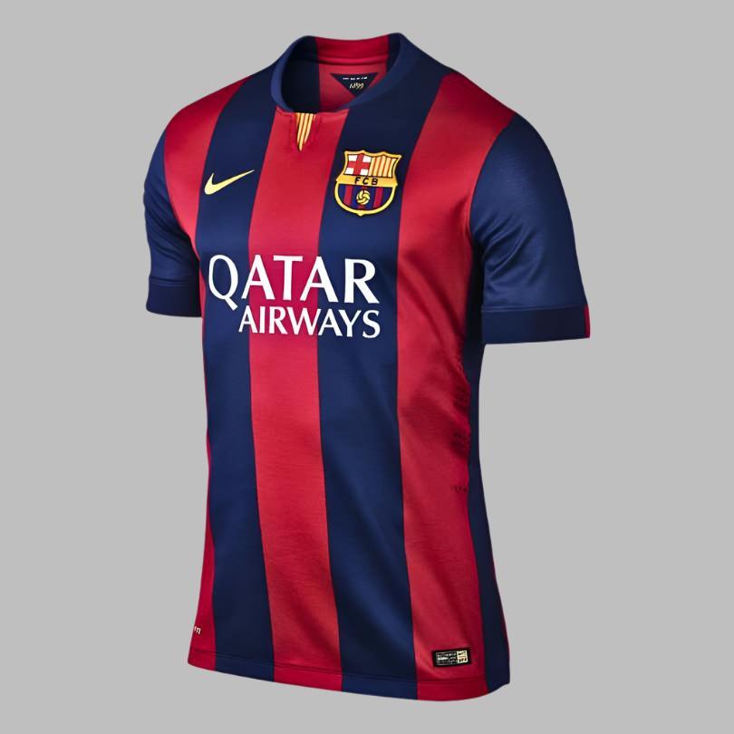 Camisa Barcelona 2014/15 Home Retrô Masculino