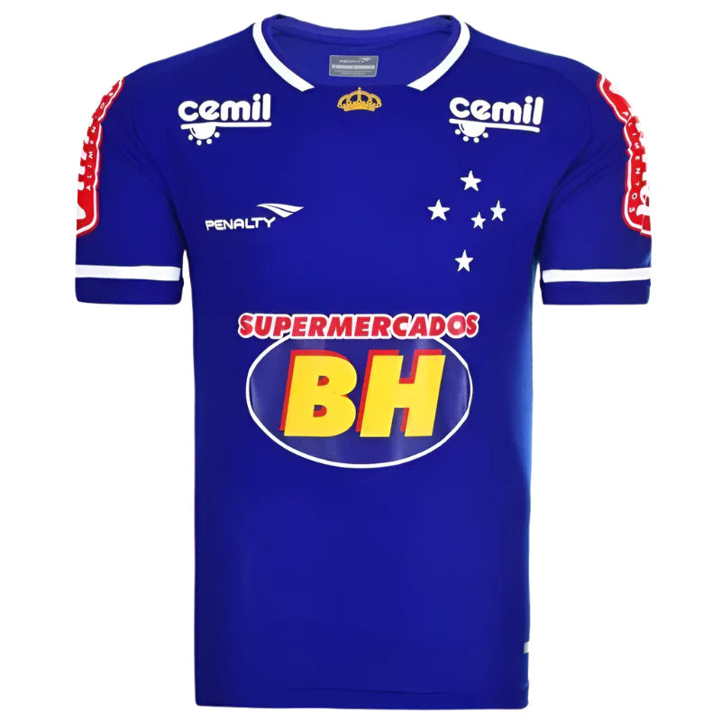 Camisa Cruzeiro 2015/16 Home Retrô C/ Patrocínios