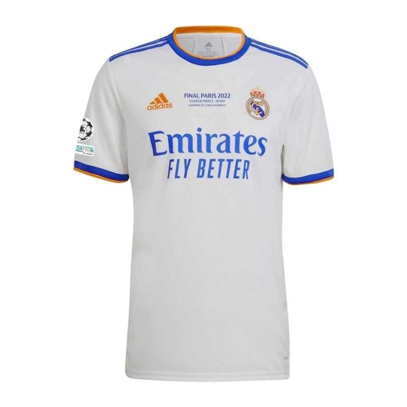 Camisa Real Madrid 21/22 Retrô Home Final Champions League